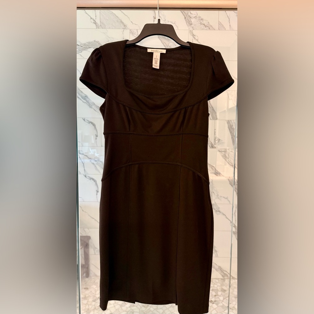 Laundry by Design Dark Brown Mini Dress